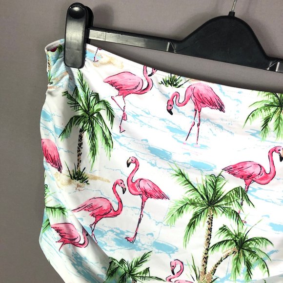 Marilyn Monroe Pink Flamingo Halter Bikinis Bottom Size 2X - Picture 3 of 9